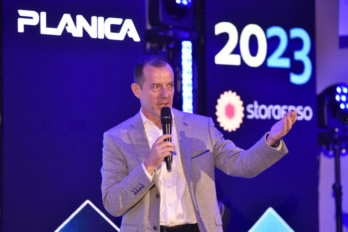 Enzo Smrekar at the WSC 2023 presentation: »We are living in golden times.«